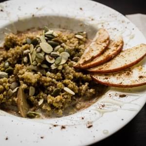 Spiced Quinoa + Millet Porridge