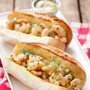 Shrimp Rolls with Herb Brown Butter Mayonnaise