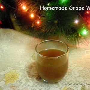 Homemade Grape Wine | Christmas Recipe (with step up step pics.)