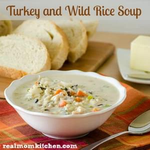 Turkey (or Chicken) and Wild Rice Soup