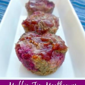 Muffin Tin Meatloaves with Beets