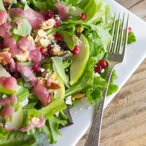 Harvest Salad With Cranberry Vinaigrette