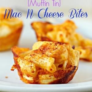 Muffin Tin Mac N Cheese Bites