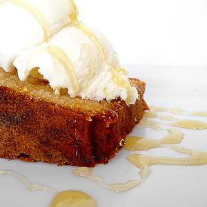 Honey-Vanilla Sour Cream Pound Cake
