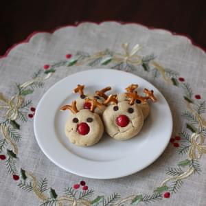 Peanut Butter Reindeer Cookies {Guest Post on Twin Stripe}