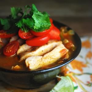 South by Southwest Chicken Soup