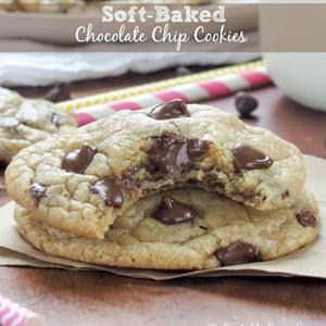 Soft-Baked Chocolate Chip Cookies {My Favorite}