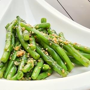Green Beans with Ginger Soy Dressing