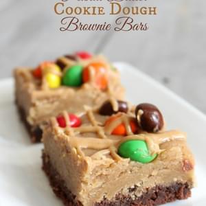 Peanut Butter Cookie Dough Brownie Bars