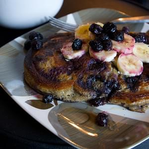 Blueberry Buckwheat Pancakes