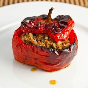 Gemista (Greek Stuffed Tomatoes and Peppers)