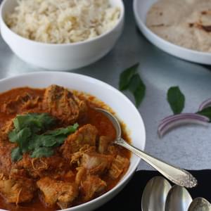 ACHARI CHICKEN - Chicken Curry simmered in pickling spices