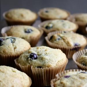 Paleo Blueberry & Lemon Muffins