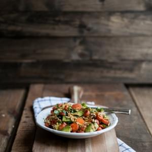 Chipotle Carrot, Avocado, and Kamut Salad