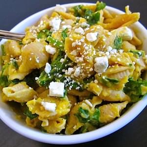 Butternut Squash Pasta With Blue Cheese