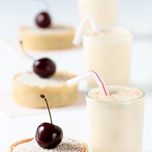 Cherry Bakewell Tartelettes With Cherry Pit Ice Cream Milkshakes