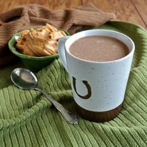 Slow Cooker Hot Chocolate with Peanut Butter