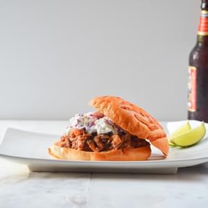 Slow Cooked Bourbon Peach Bbq Pulled Pork