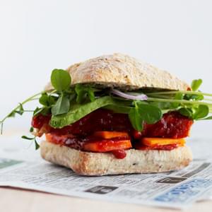 Bbq Tempeh And Sweet Potato Sandwiches + Barbecue Sauce