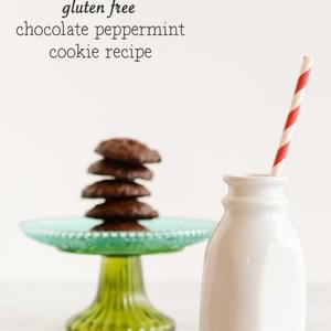 Gluten Free Chocolate Peppermint Cookies