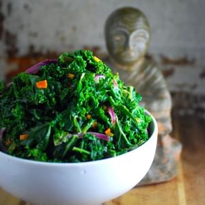 Thai Kale Salad with Coconut Lime Dressing
