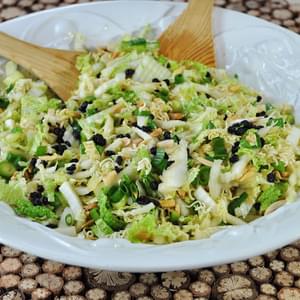 Napa Cabbage Salad with Toasted Almonds
