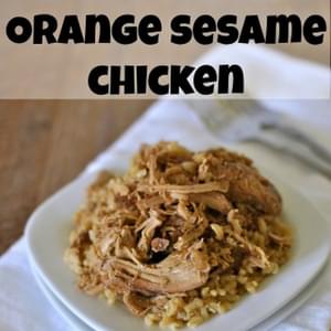 Slow Cooker Orange Sesame Chicken