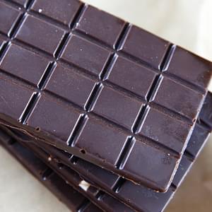Homemade Dark Chocolate Bars