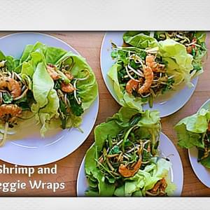 Shrimp and Veggie Wraps