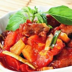 Sweet and Sour tomato meat