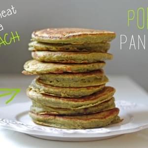 Popeye Pancakes | Whole Wheat, Banana & Spinach Pancakes for Picky Toddlers
