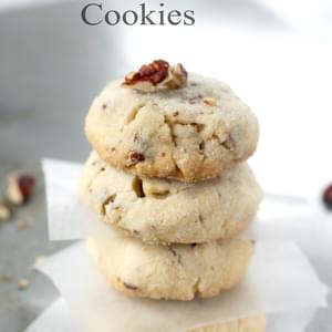 Butter Pecan Melt in Your Mouth Cookies