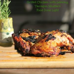 Grilled Chicken with Lemon, Rosemary, Tarragon and Mustard