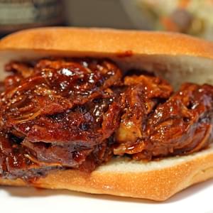 Pulled Pork with Root Beer Glaze
