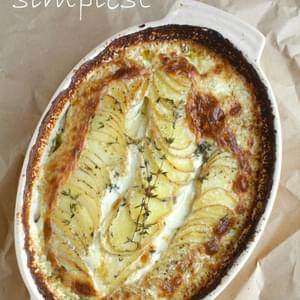 Simplest Scalloped Potatoes