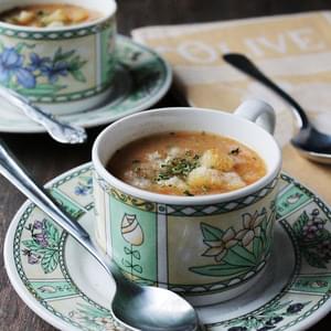 Slow Cooker Leek & Potato Soup