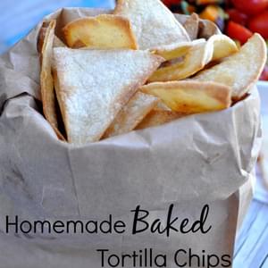Homemade Baked Tortilla Chips