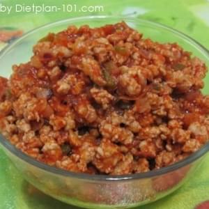 Onion Tomato Sauce Minced Pork (for Atkins Diet Phase 1)