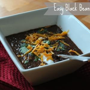 Slow Cooker Black Bean Soup (updated)