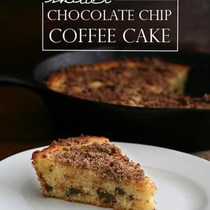 Skillet Chocolate Chip Coffee Cake