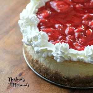 LIght and Airy Strawberry Cheesecake for #CanadaDay
