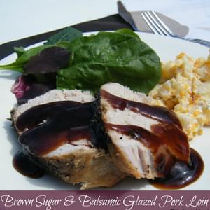 Brown Sugar & Balsamic Glazed Pork Loin