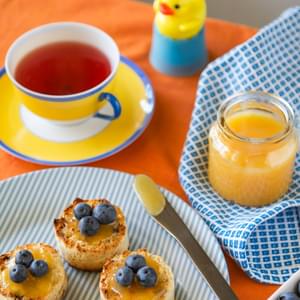 Mini Blueberry English Muffins