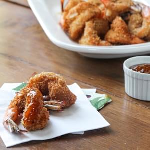 Coconut Prawns with Sweet-Spicy Dipping Sauce – #SundaySupper
