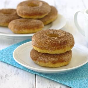Baked Maple Cinnamon Sugar Donuts