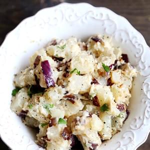 Vegan Potato Salad with Coconut Bacon