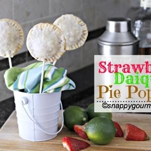 Strawberry Daiquiri Pie Pops