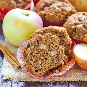 Whole Wheat Apple Spice Muffins