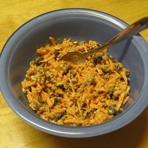 Carrot and Raisin Slaw with Homemade Poppy Seed Dressing