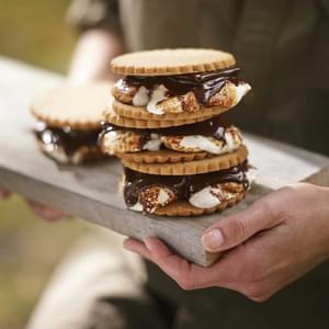 S’mores with Homemade Graham Crackers